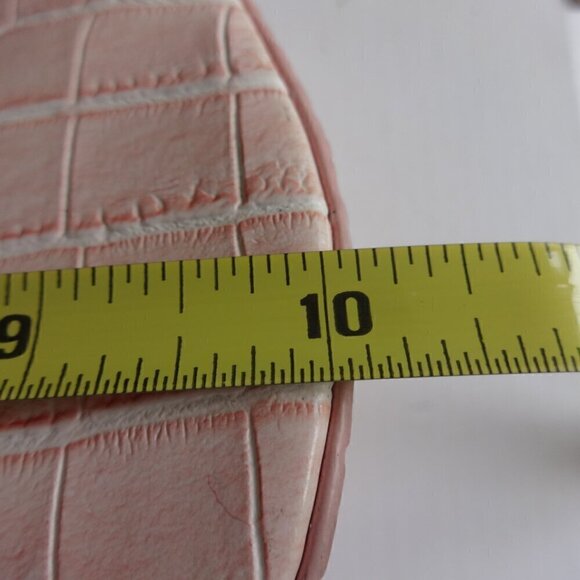 Candice ( LA)  light pink shoulder bag new with tags snake skin design stands up - Picture 8 of 13